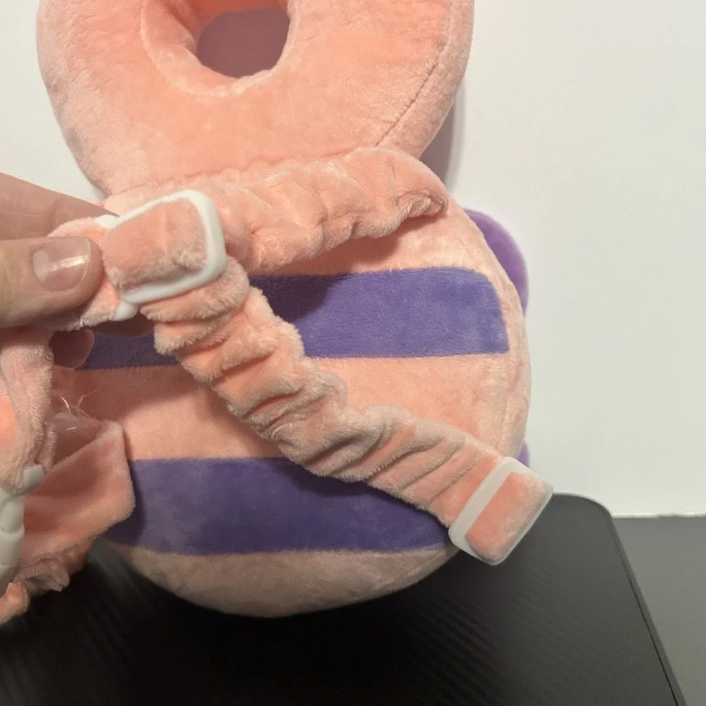 Pink butterfly baby backpack